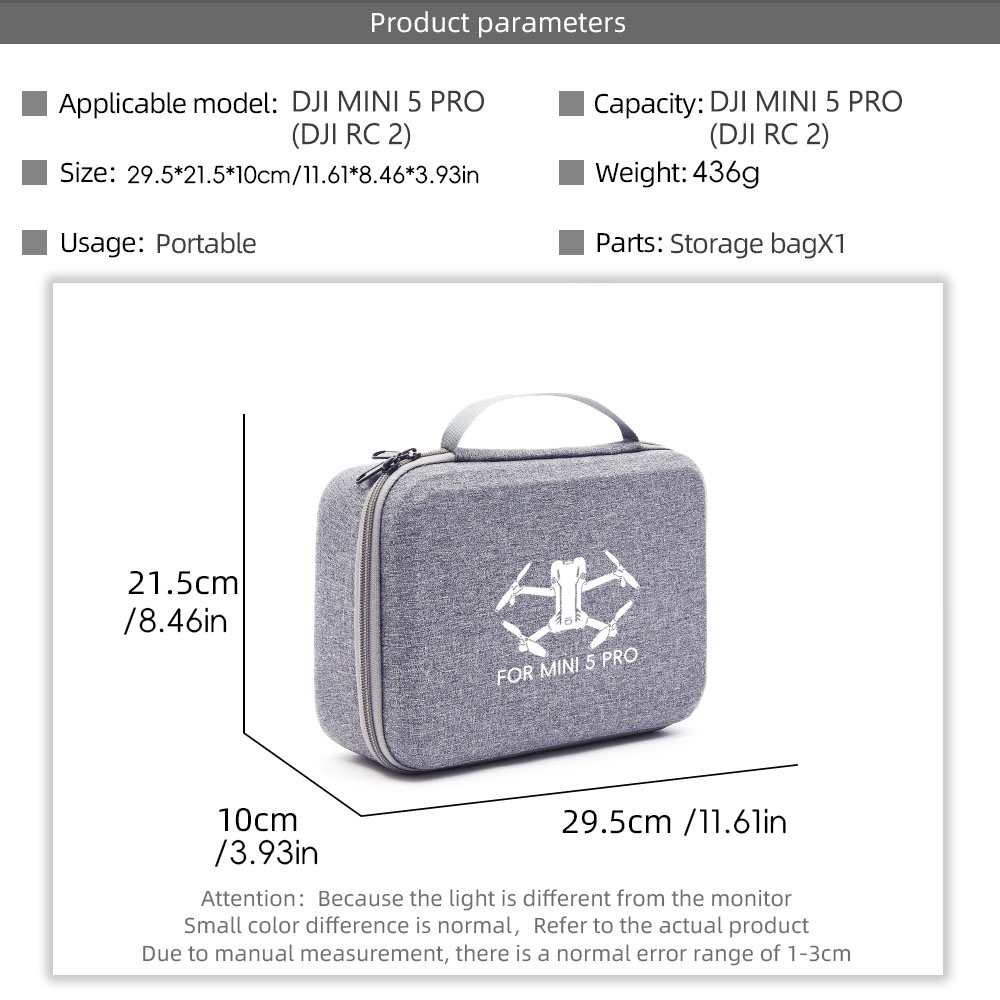 Storage Carry Case for DJI Min - огляд і ціна Drone Controller Hood